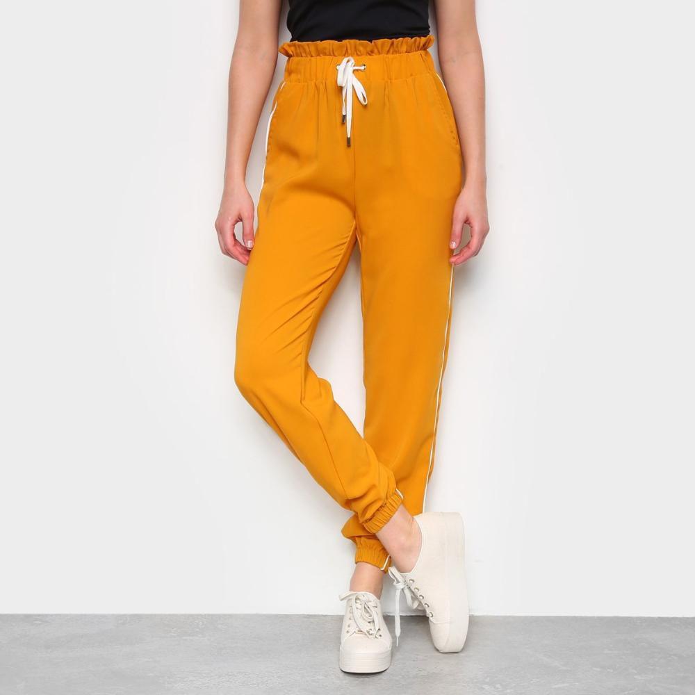 jogger cintura alta