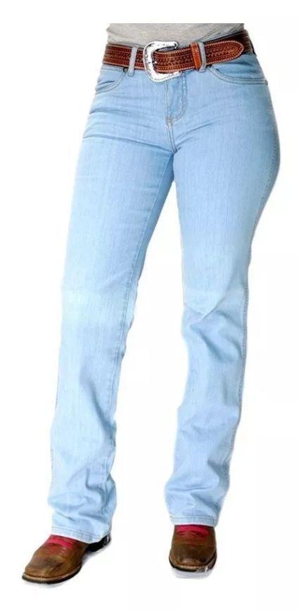 calça jeans texana feminina