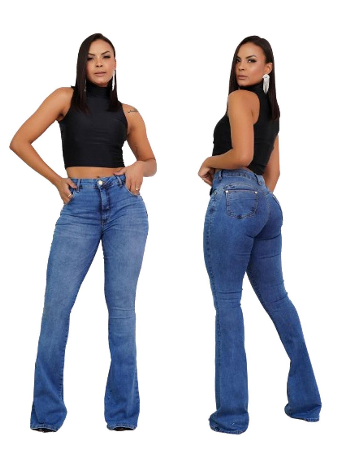 Moda Inverno CalÃ§a Jeans Feminina Moda 2019 Moda Visual Jeans - Main Image
