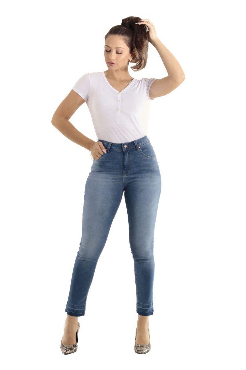 calça cropped feminina jeans