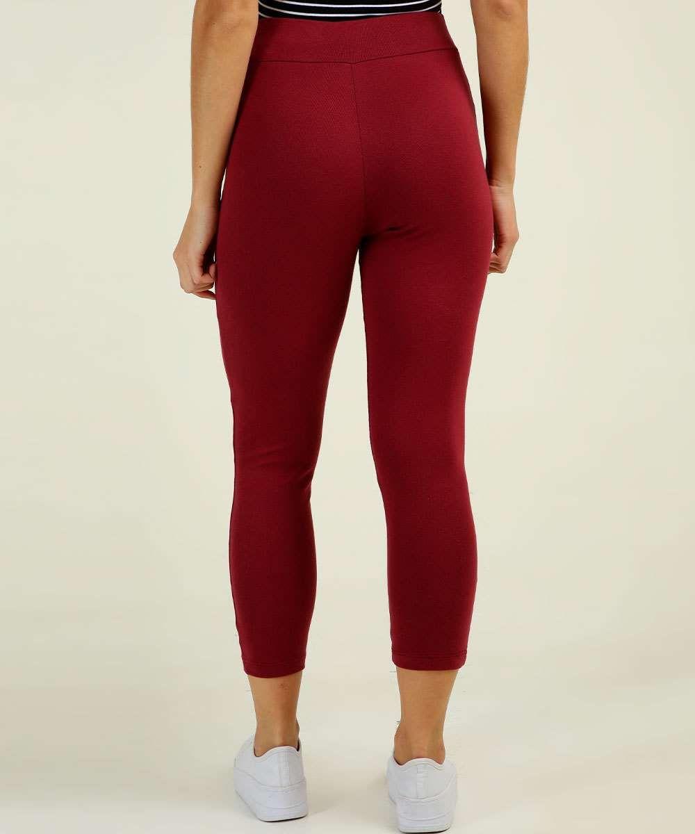 Compre Calça Legging com Amarração Feminina Parado no Ar Preto Online