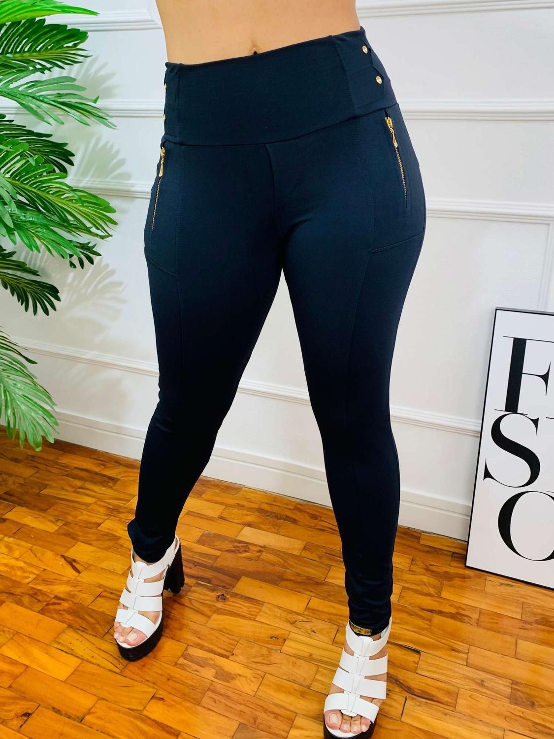 Calça Jeans Calca Cirre Com Ziper Calça Jeans Legging De Montaria