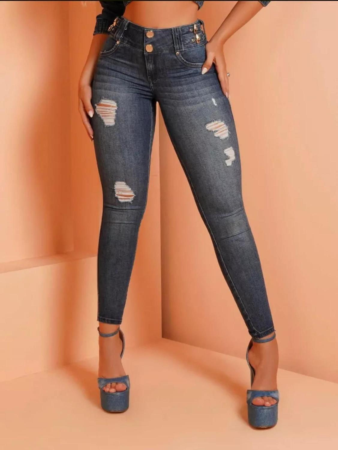 Bull Jeans Feminina CalÃ§a Pit Bull Com Bojo Calça Feminina