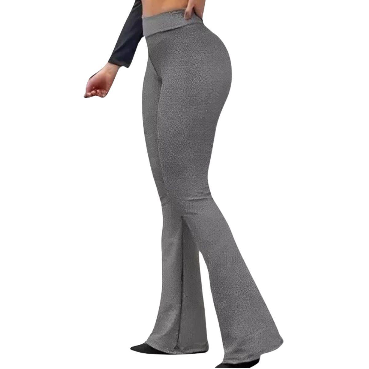 Tecido Bandagem Calca Flare Bandagem Calça Bandagem Marsala Hot Sale