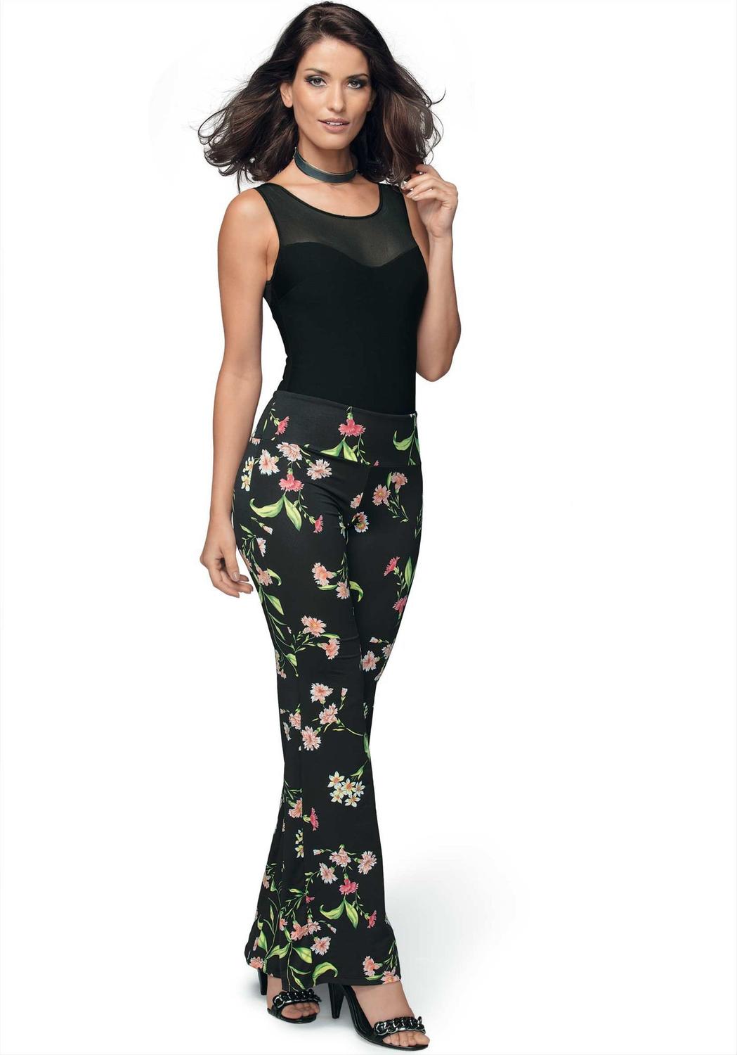 Calça Flare DeMillus Sexy 000511 Preto Estampa Exclusiva em Microfibra  Elástica Poliéster Tamanho GR - Outros Moda e Acessórios - Magazine Luiza