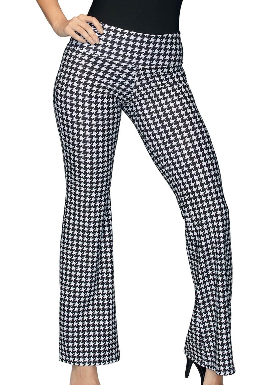Calça Flare DeMillus Sexy 000511 Xadrez Preto e Branco Em Microfibra  Elástica Poliéster Tamanho ME - Outros Moda e Acessórios - Magazine Luiza