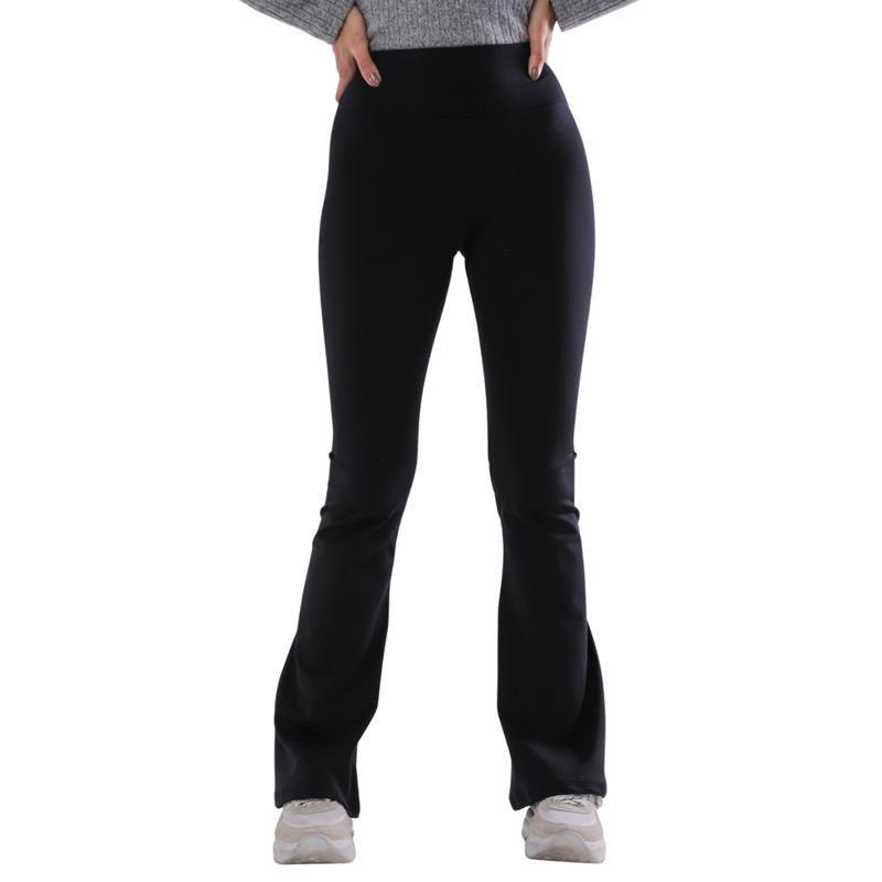 Calça Flare Feminina Social Flanelada Boca De Sino Bailarina