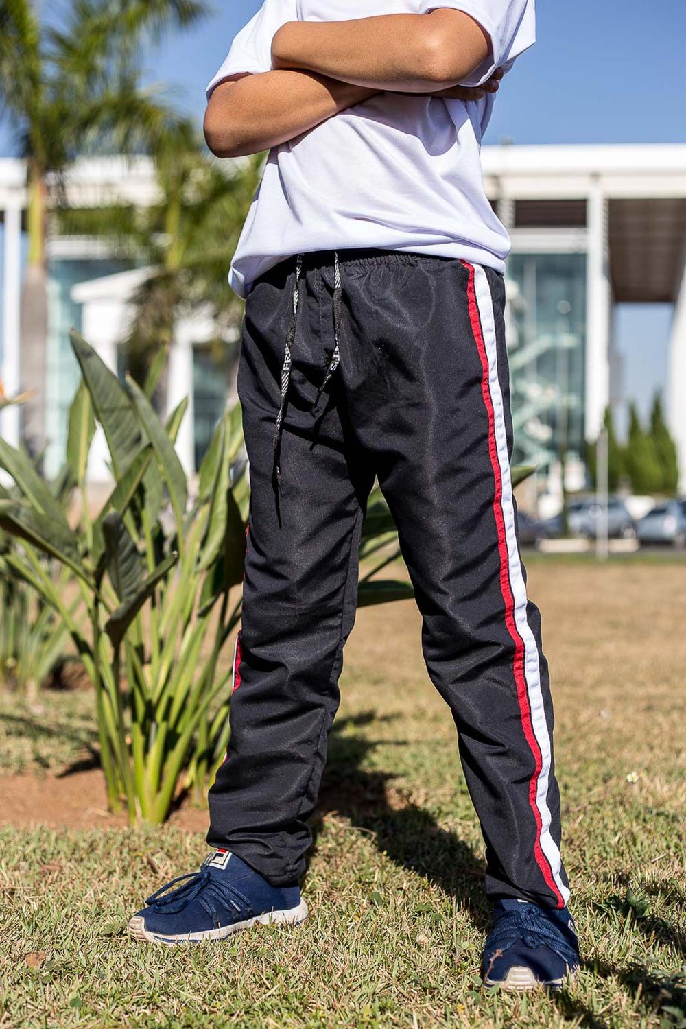 Calça Cargo Infantil Feminina CalÃ§a Tactel Infanto Juvenil Kit