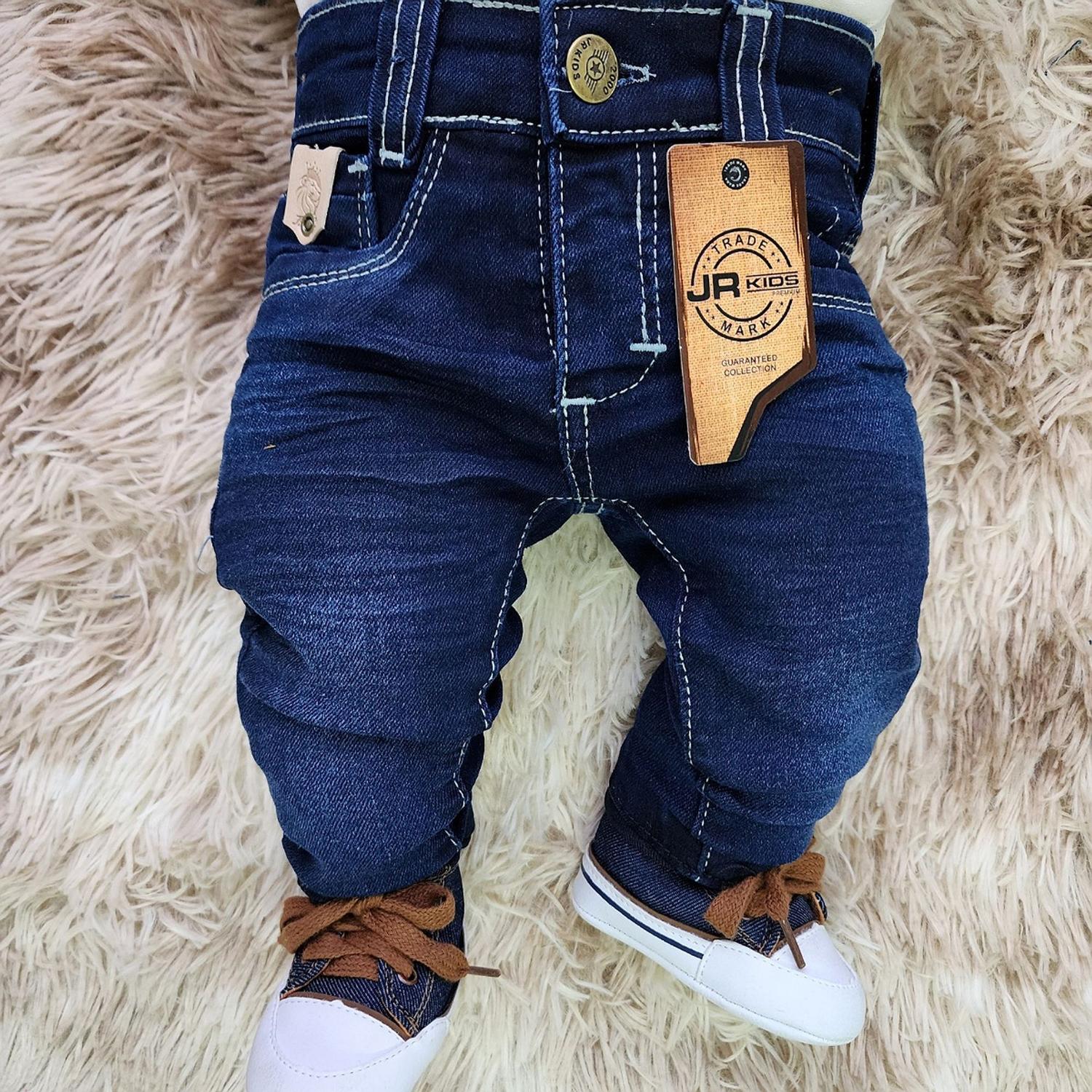 Calça Jeans Para Bebê Recém Nascido Masculino CalÃ§a Jeans Para