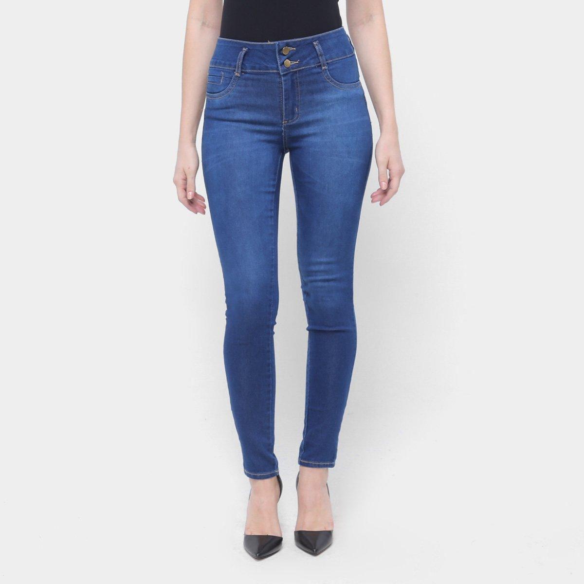 calça jeans cintura media sawary