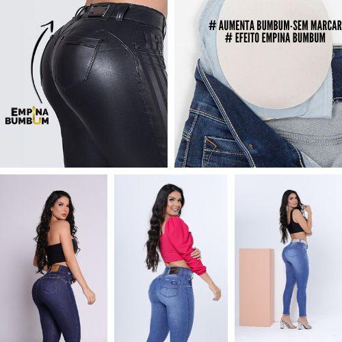 calça jeans pit bull com bojo
