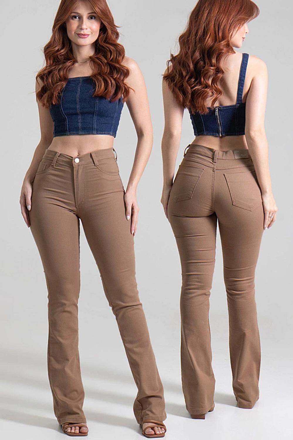 Calça Flare Tendencia Em Jeans 2019 Calça Jeans Moda De Kimonos