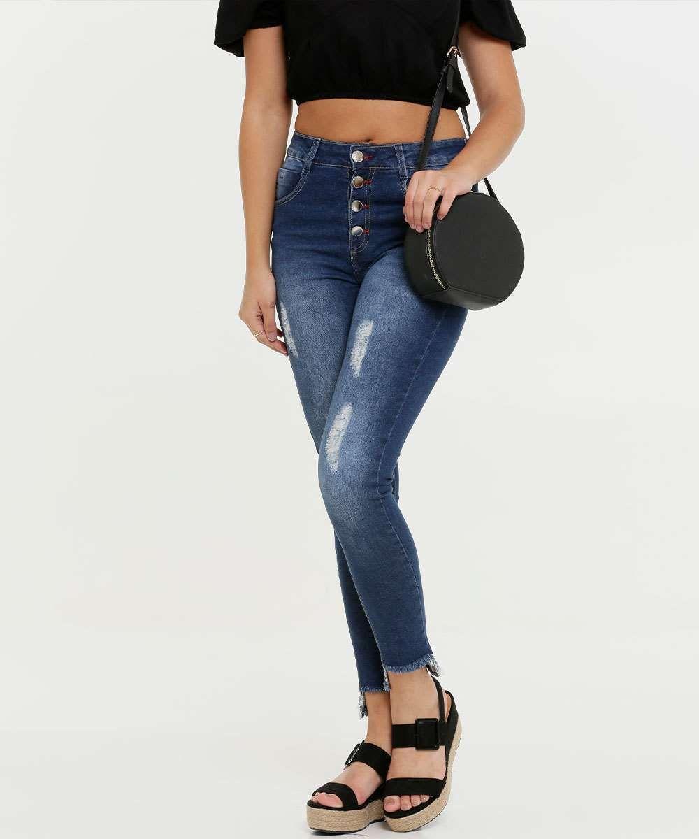 calça jeans feminina marisa