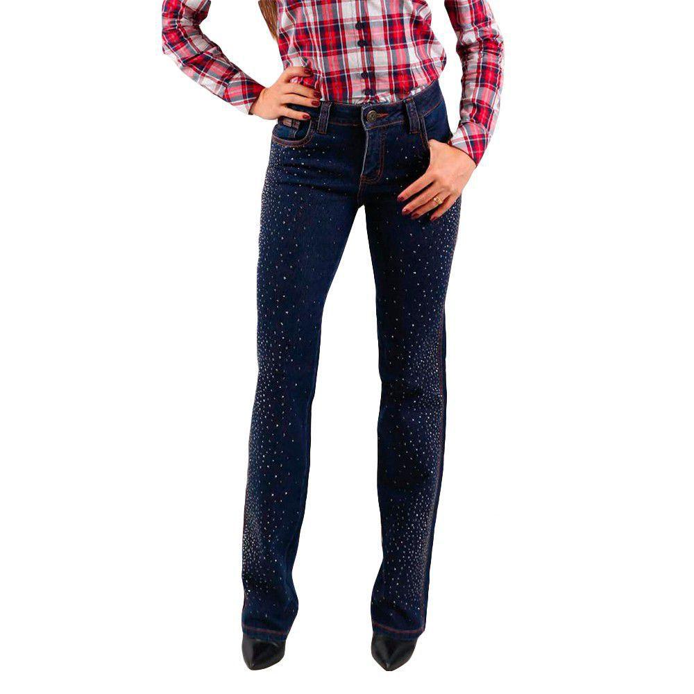 calça jeans feminina com strass