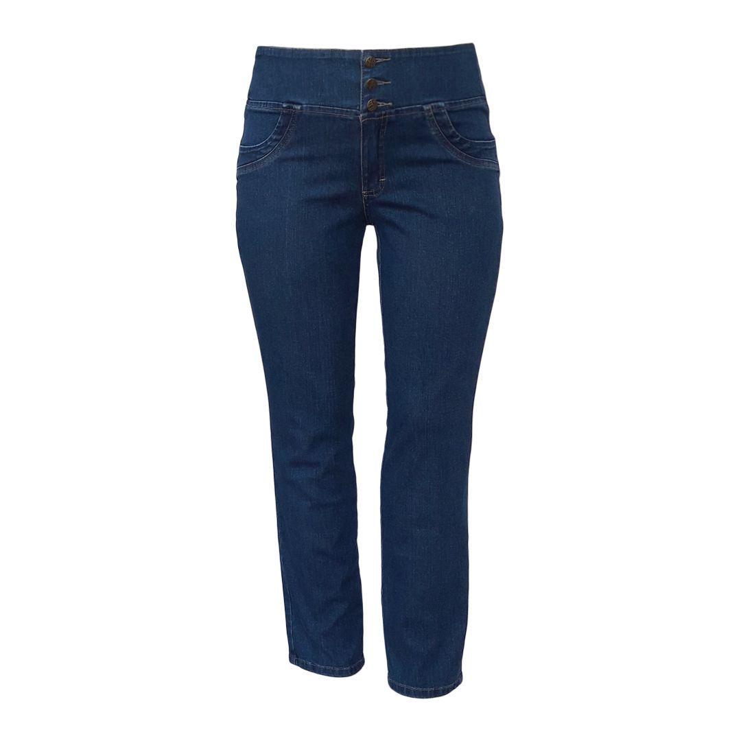 calça jeans feminina cós com elastico
