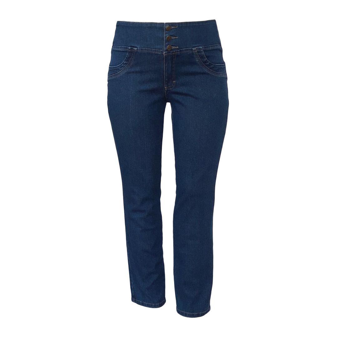 calça jeans com elastico plus size