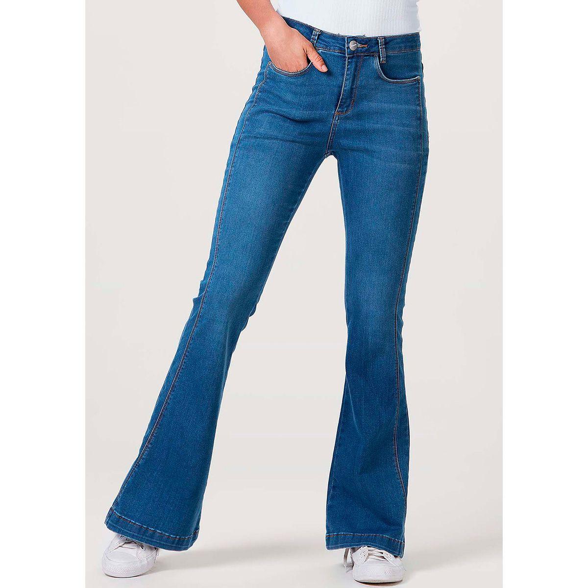 Calça Jeans Feminina Flare Com Soft Touch - hering - Calça Jeans ...
