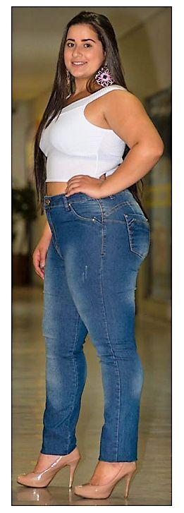 calça jeans cintura alta tamanho 48