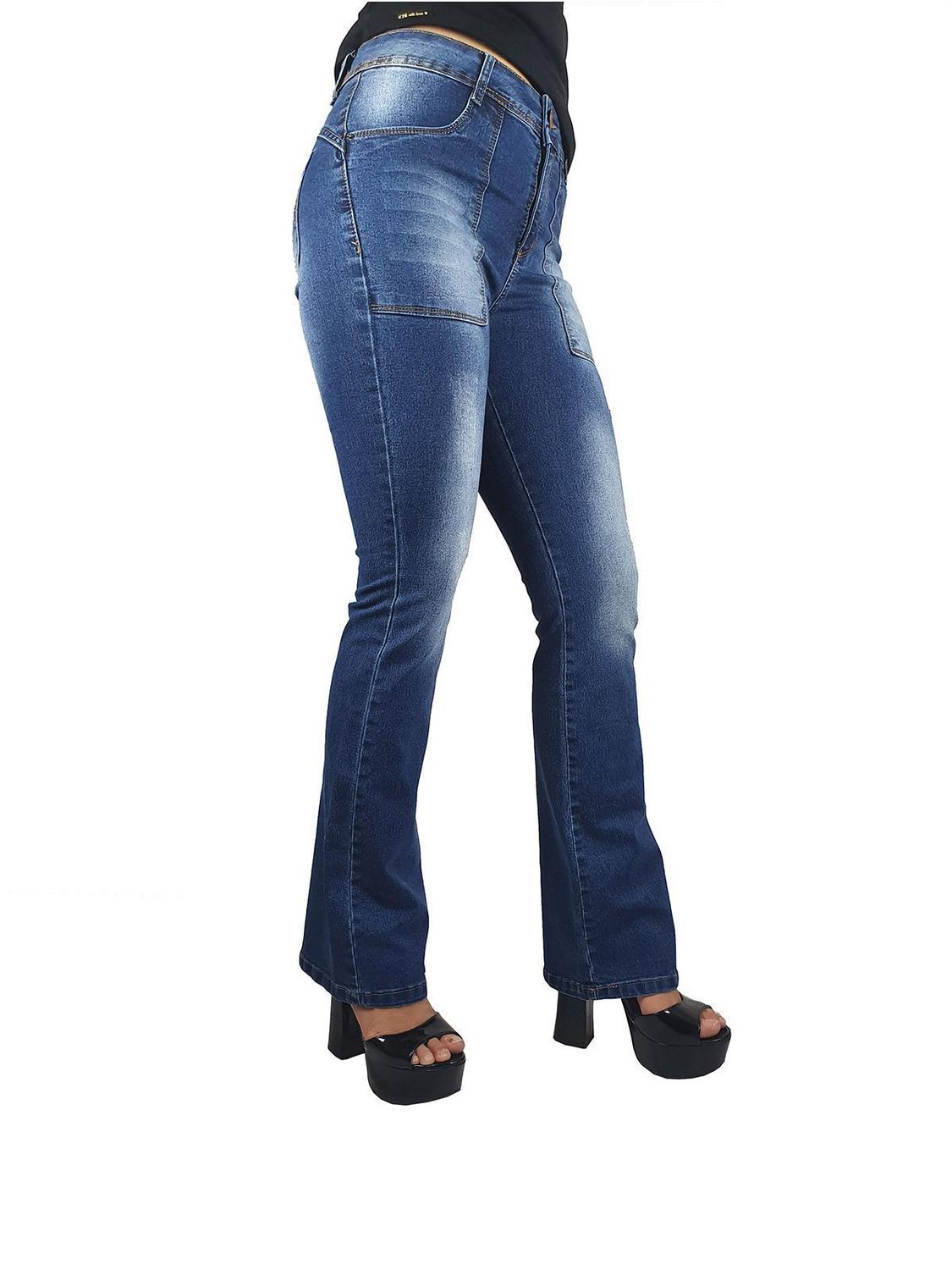 calça jeans jezzian flare