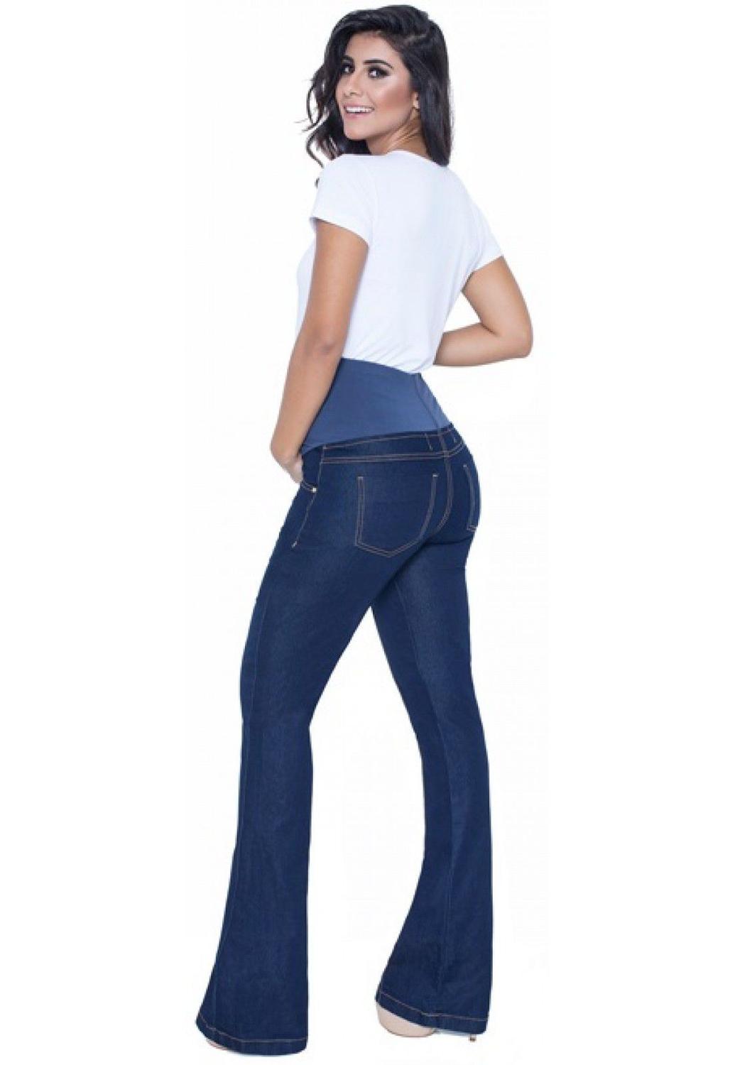 calça jeans de gestante