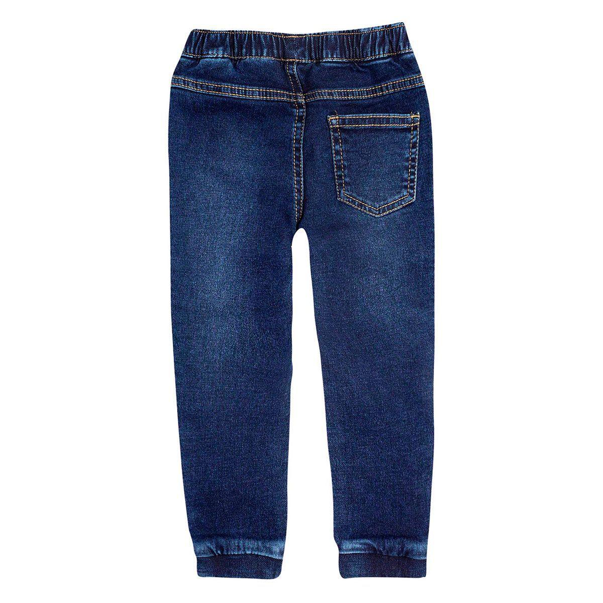 calça jeans com moletom na lateral