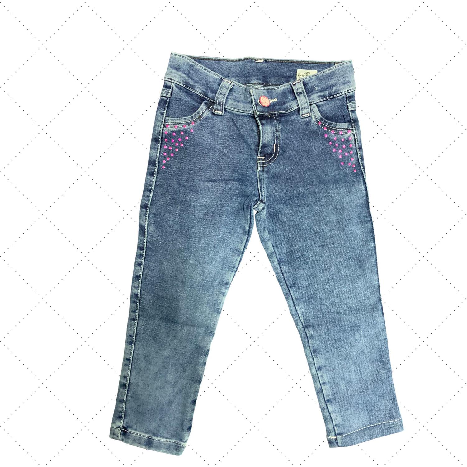 calça jeans com moletom infantil
