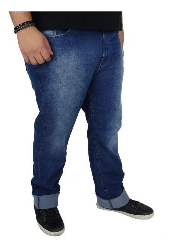 Jeans Masculina CalÃ§a Jeans Plus Size Tamanho 54 Calça Jeans