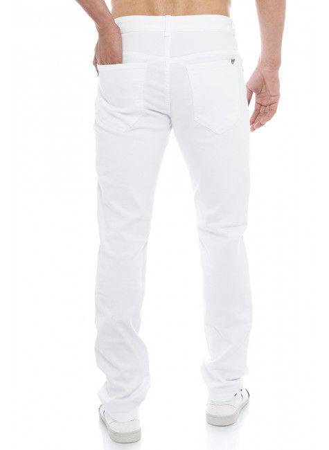 calça branca jeans masculina