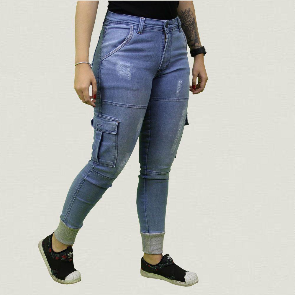 calça jeans com moletom feminina