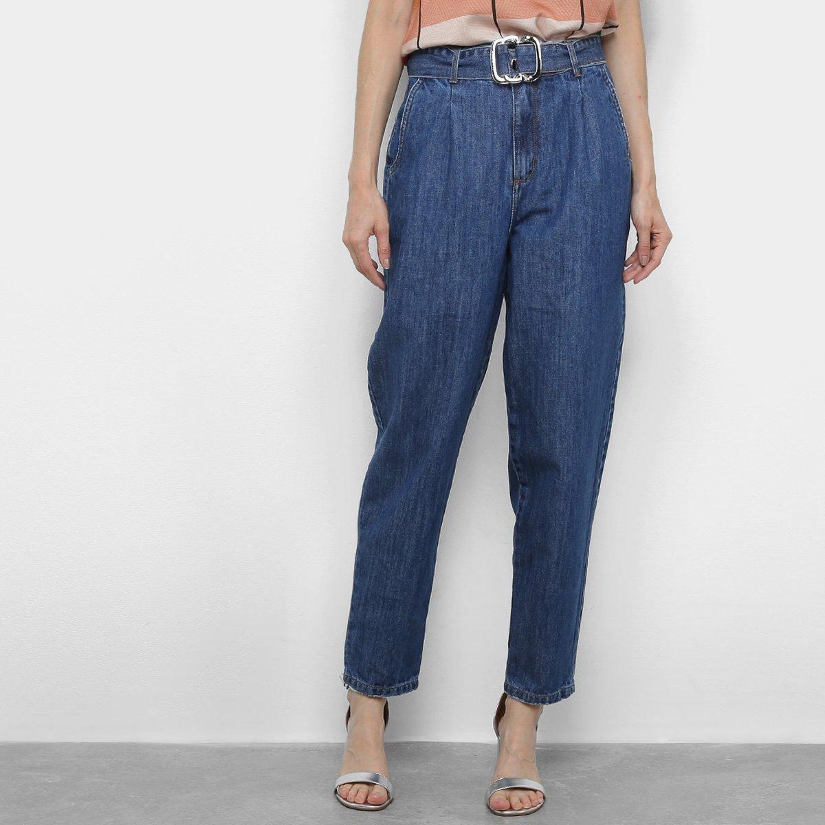 calça pantalona morena rosa