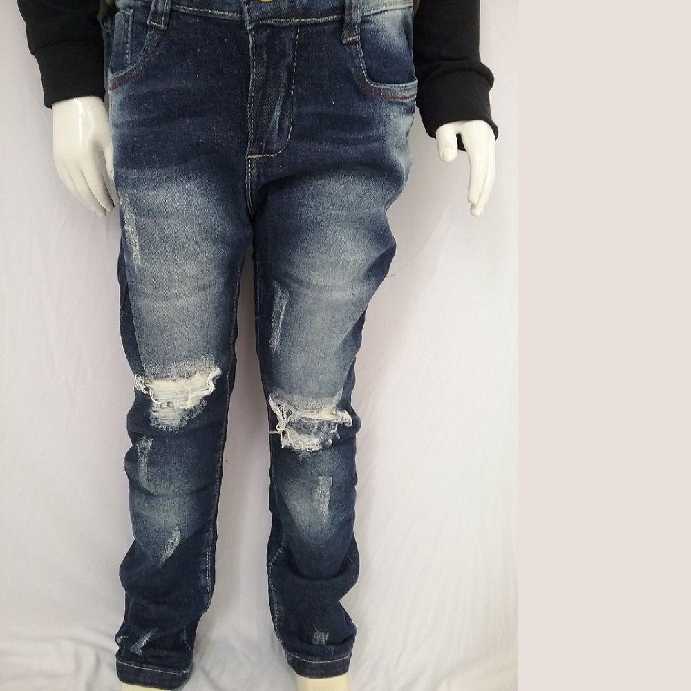 short jeans rasgado infantil masculino