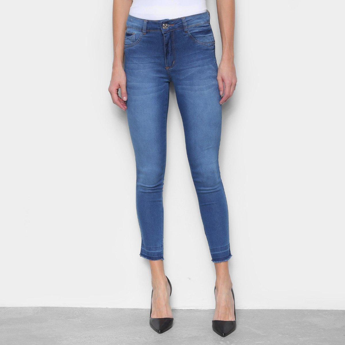 calça jeans feminina cintura alta biotipo