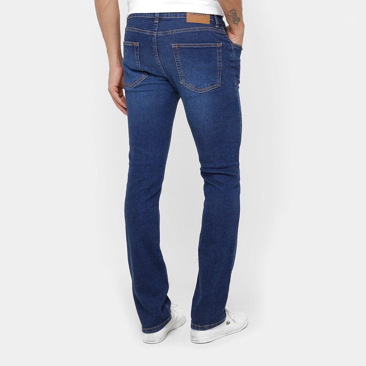 calça jeans lacoste masculina