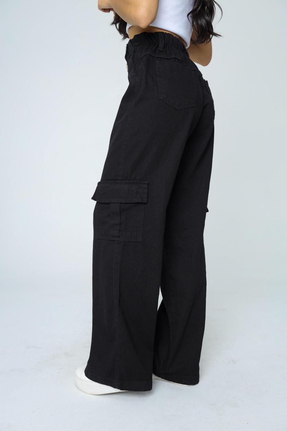 Jeans CalÃ§a Feminina Brim Calça Cargo CalÇa Preta De Brim