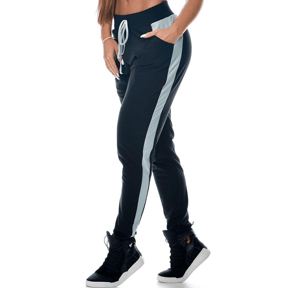 calça preta jogger feminina