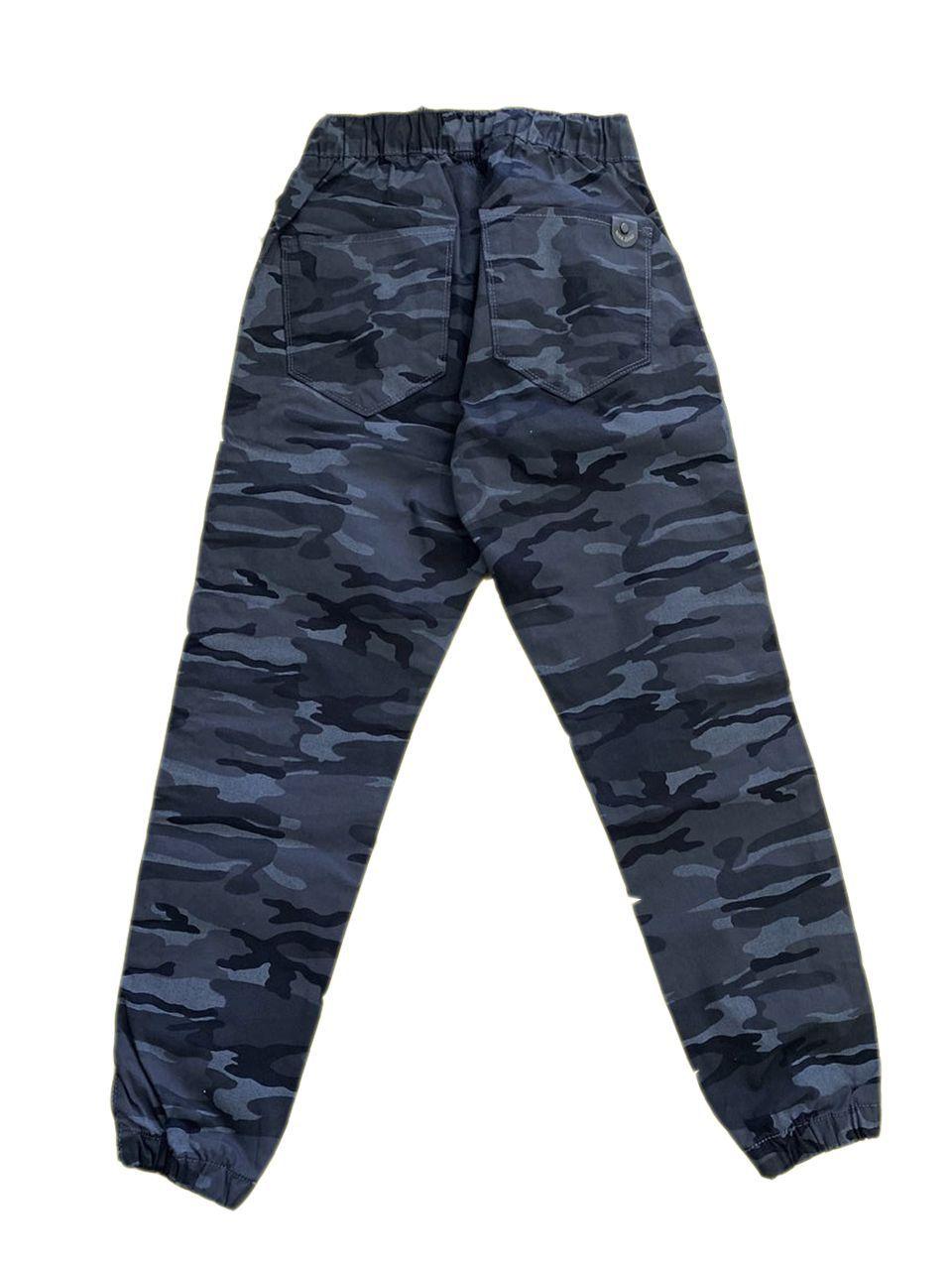 calça jogger sarja camuflada