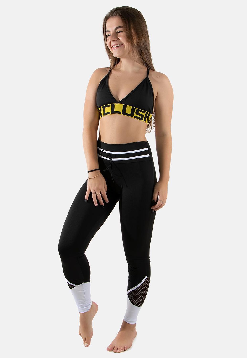 calça legging suplex branca