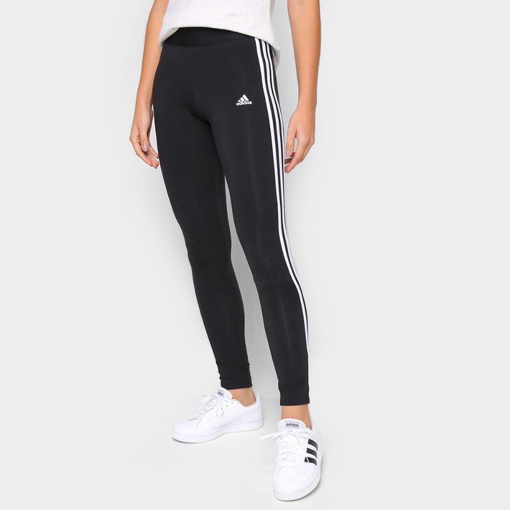 calça legging adidas cintura alta 3 listras feminina