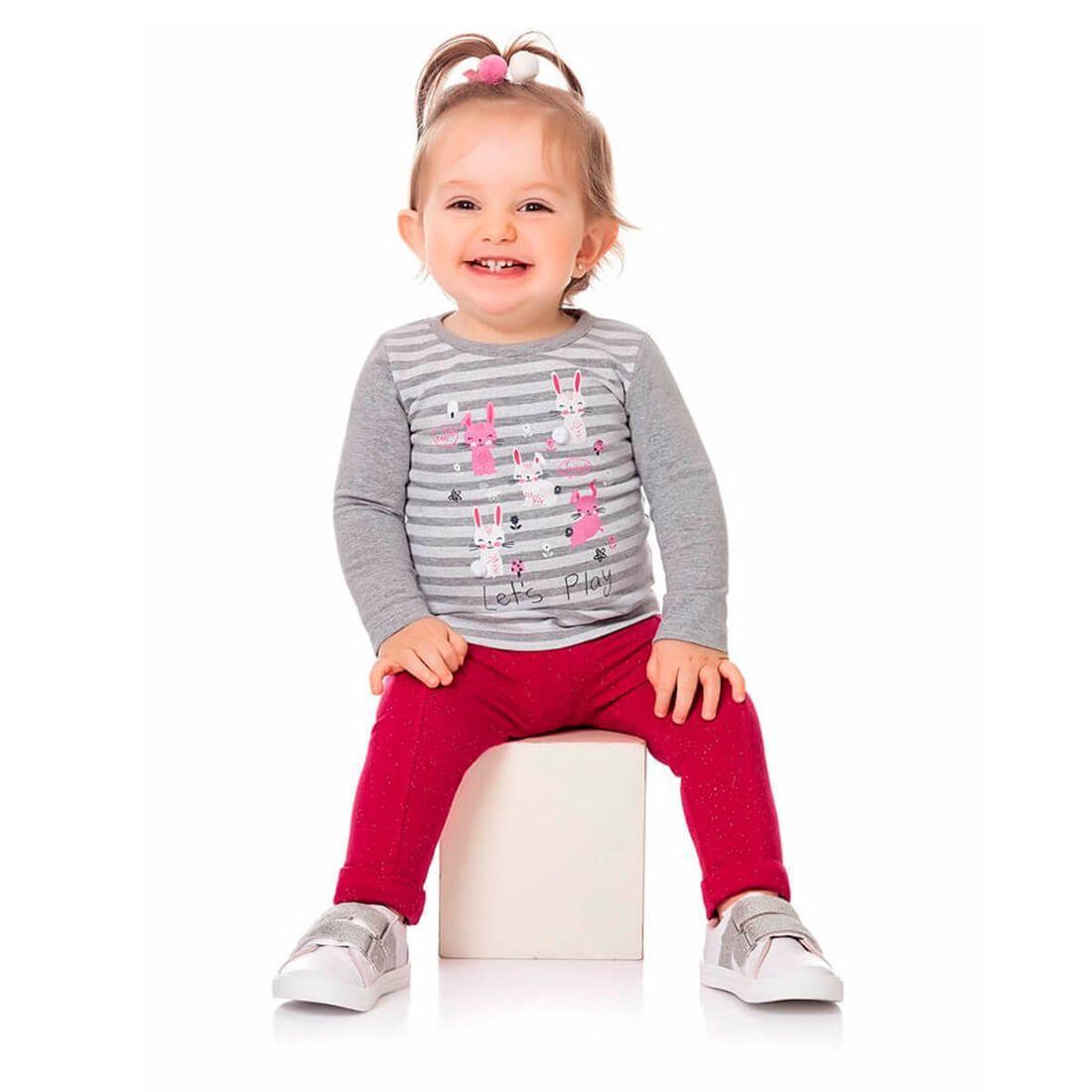 Calça Legging Bebê Menina Glitter Rosa - KIKO E KIKA - Calça Esportiva -  Magazine Luiza