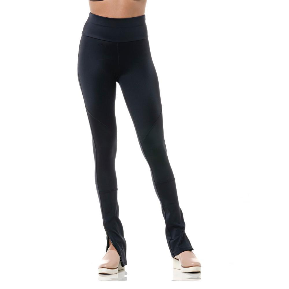 calça legging preta com ziper