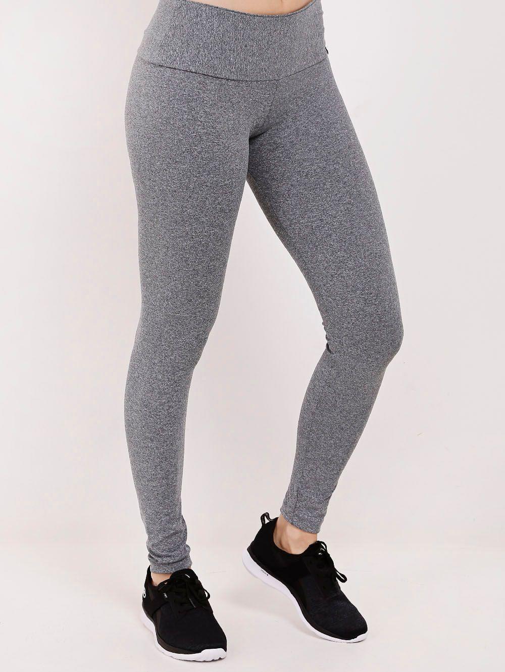 calça legging cinza feminina