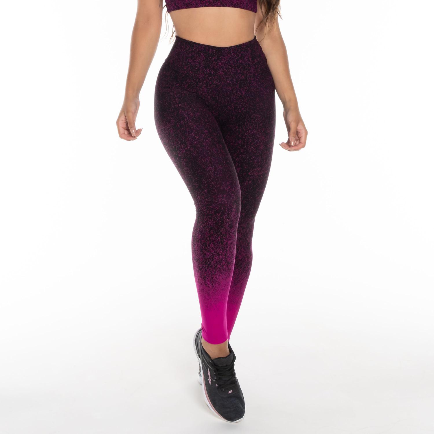 Calça Legging Tapa Bumbum Poliamida Fitness Rosa Jubilee Ref 5043A - Moda  Fitness: Roupas Fitness Femininas | Santa Forma Fitness