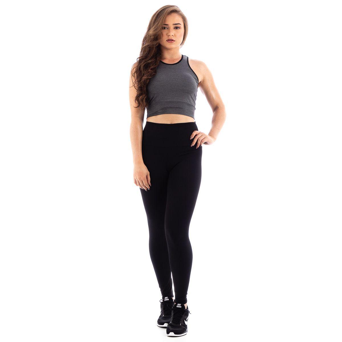 Calça Legging Fitness Preta Grossa Atacado Kit 05 - Gorilla Wear - Calça  Esportiva - Magazine Luiza