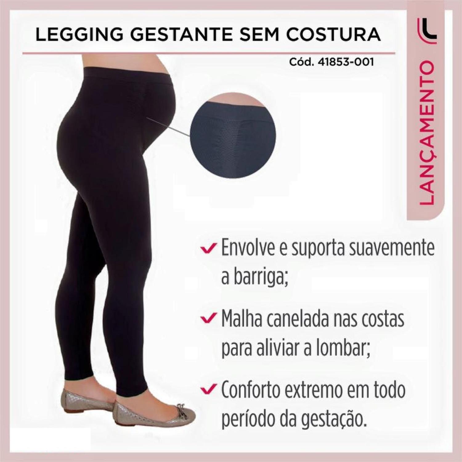 Calça legging gestante Lupo - cintura alta - roupa feminina Loba Lupo - Calça  Legging - Magazine Luiza