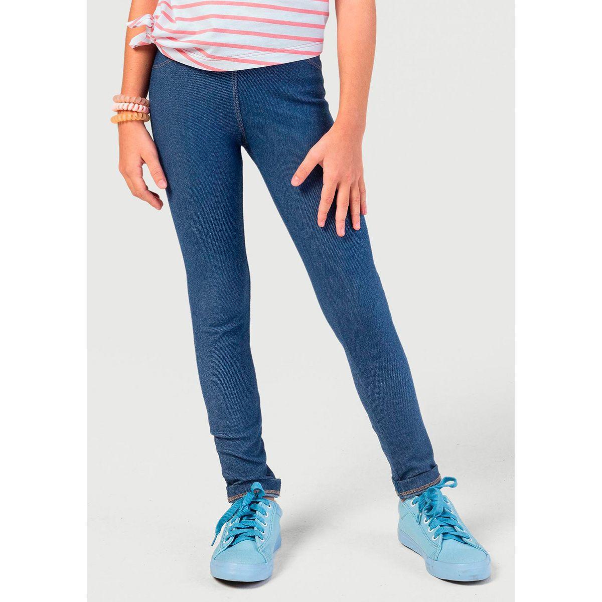 Calça Legging Jeans Infantil Menina Play Jeans Hering Kids - Calça Legging - Magazine Luiza