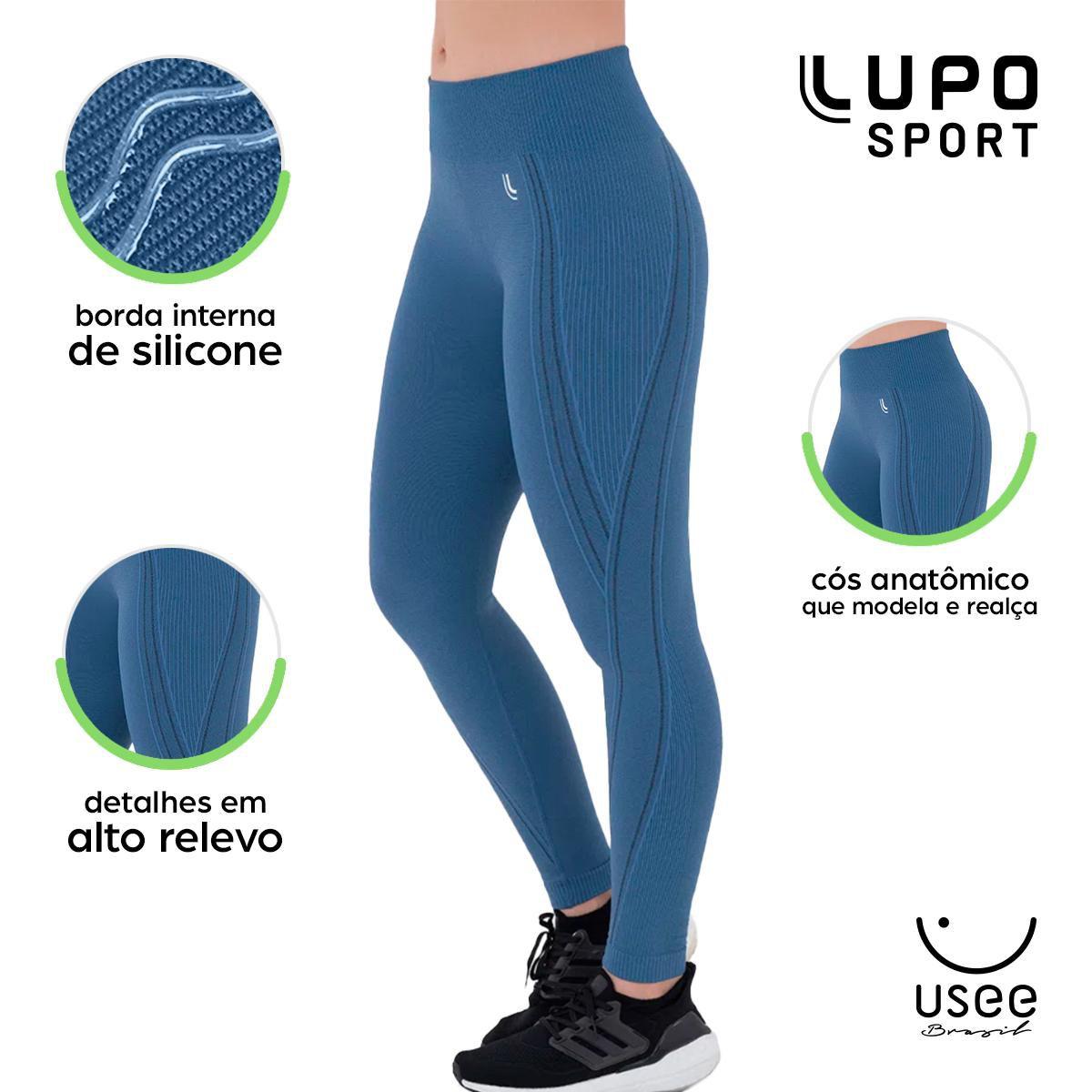 Calça Legging Fitness Lupo Max Sport ConfortFit 71053 Borda