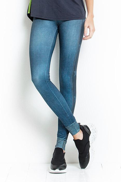 legging jeans rola moça