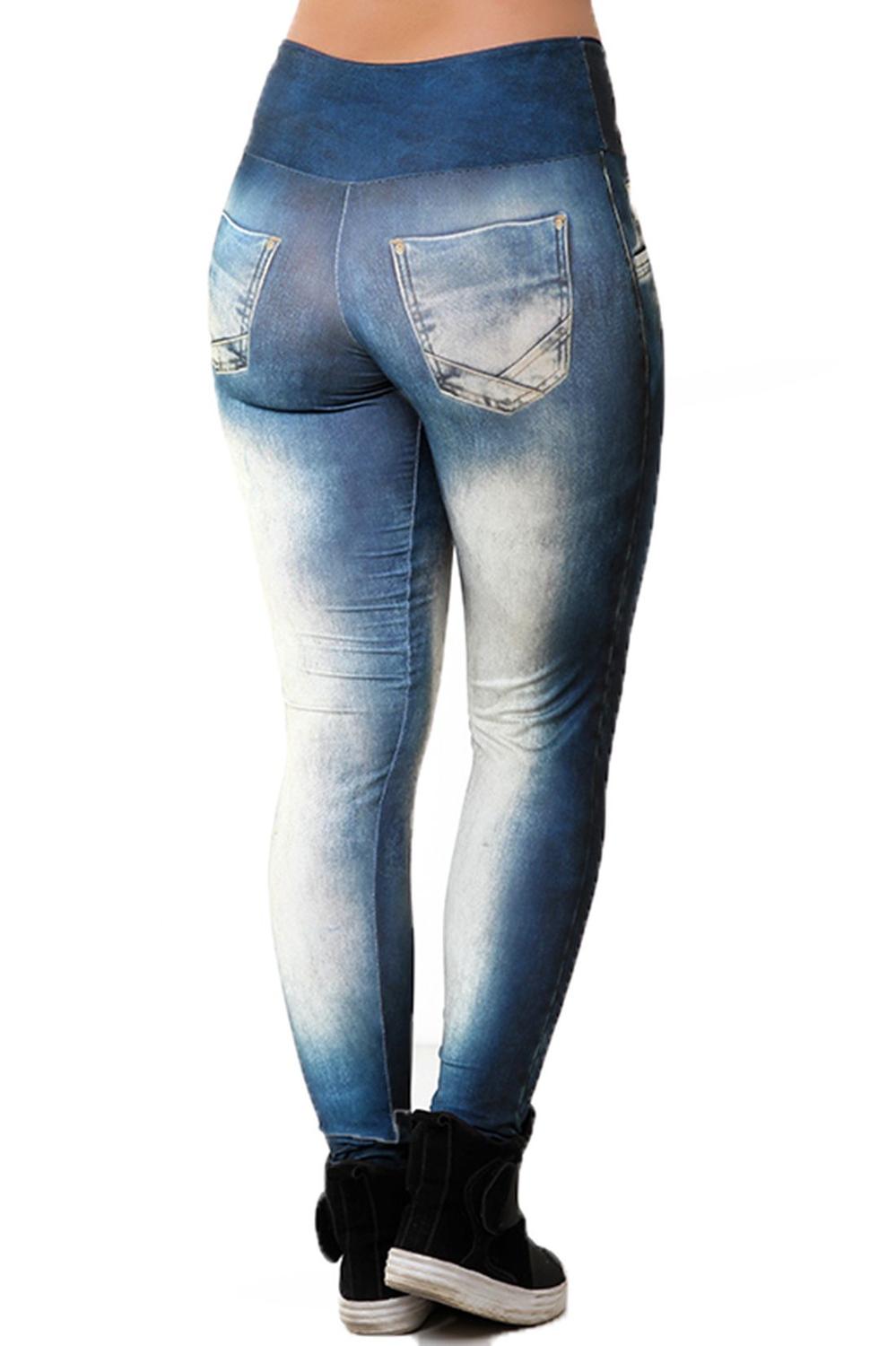calça legging jeans fitness