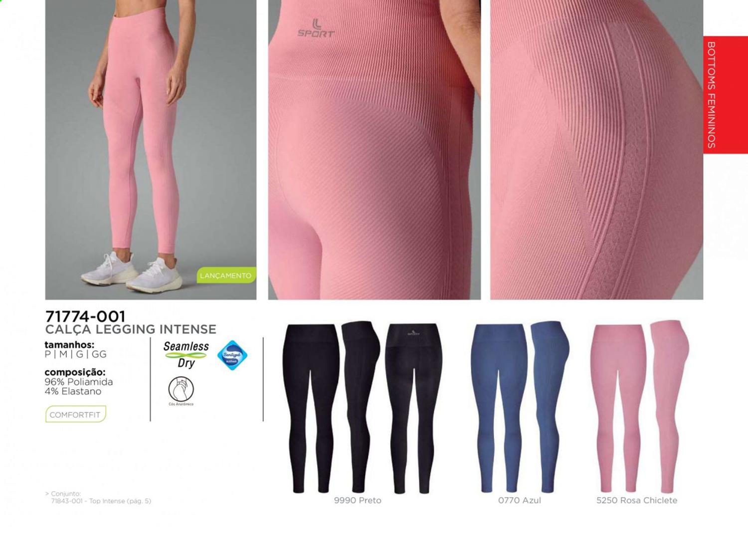 Calça Lupo 71774-001 Legging Intense Feminina - Calça Esportiva - Magazine  Luiza