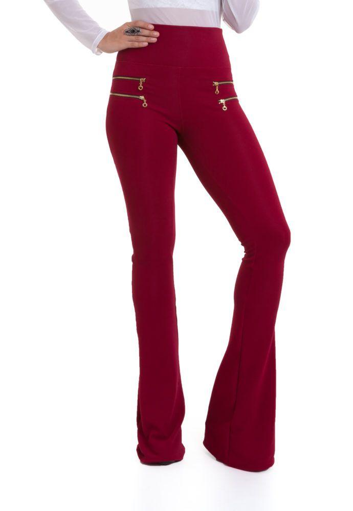 calça manola flare gorgurinho preta